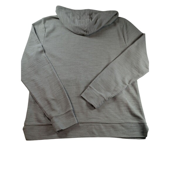 Right Of Way Mens Green Kangaroo Zip Pocket Hoodie Size Large - Picture 2 of 11